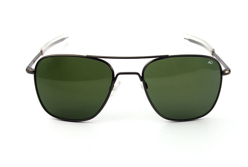 Men's HD tempered glass frame sunglasses