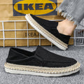 Straw Fisherman Breathable Men's Lazy Trendy Slip-on Casual Shoes