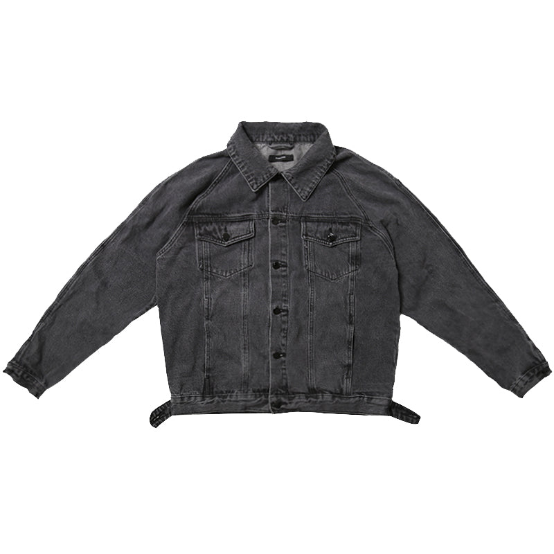 Men's Grey Denim Jacket