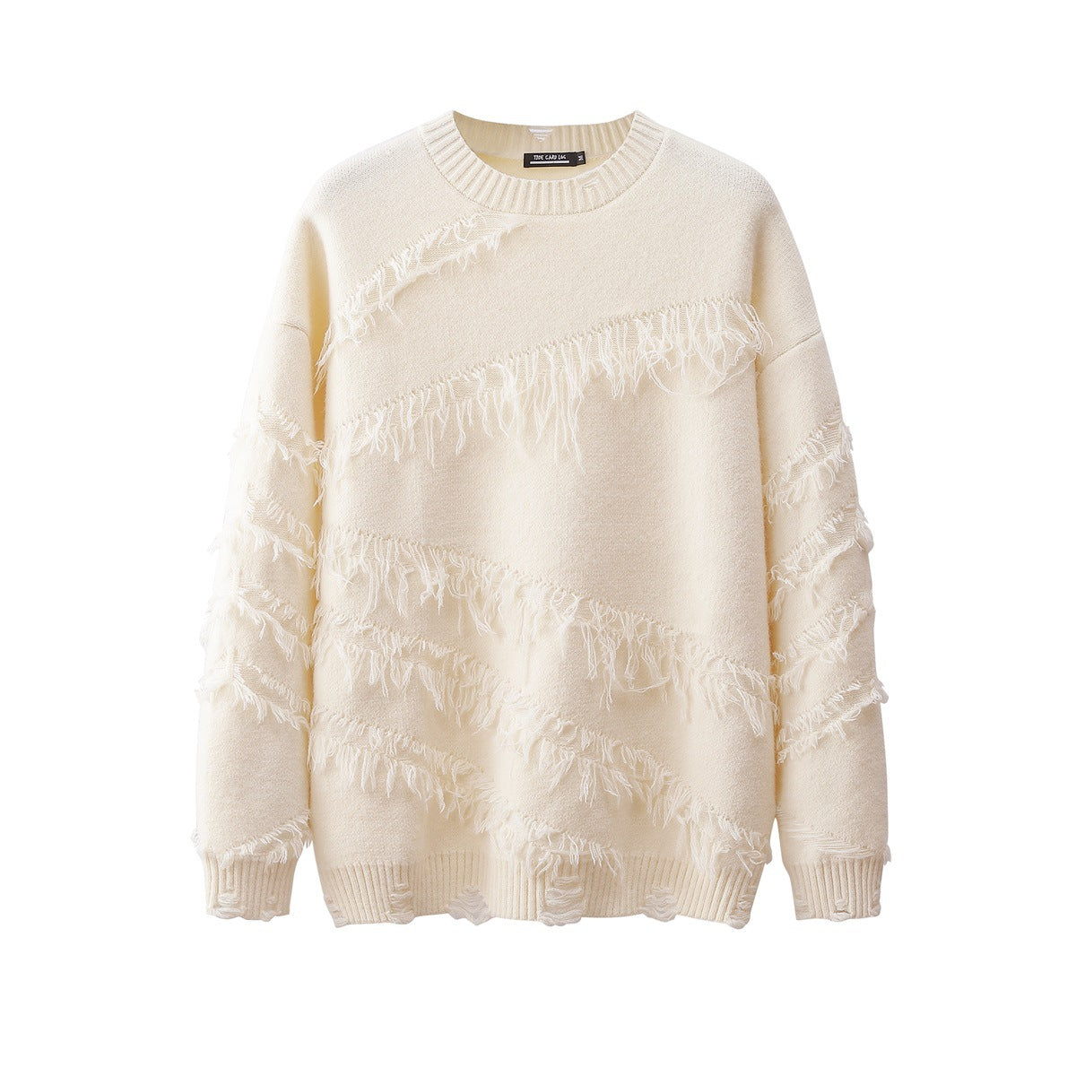 Design Sense Niche Vintage Tassel Sweater Men's And Women's Autumn And Winter Loose Lazy Chic Soft Glutinous Chic Sweater