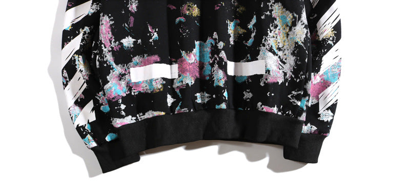 Arrow starry hooded sweater