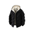 Winter Color-blocked Hooded Quality Versatile Casual Men's Light Luxury Cotton Jacket