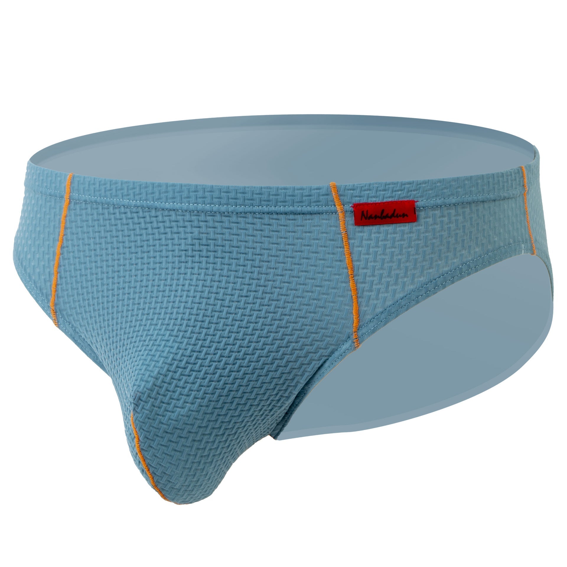 Men's Low Waist Plaid Hip Lifting Briefs