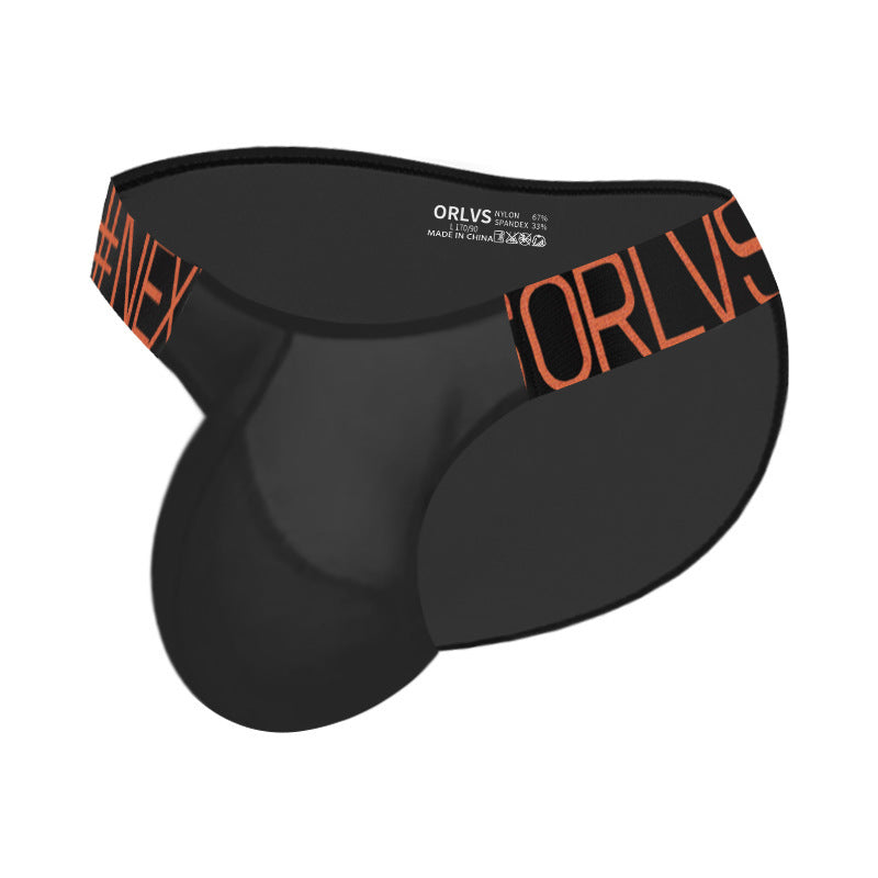 Transparent High Fork Men's Briefs Sports Low Waist Panties