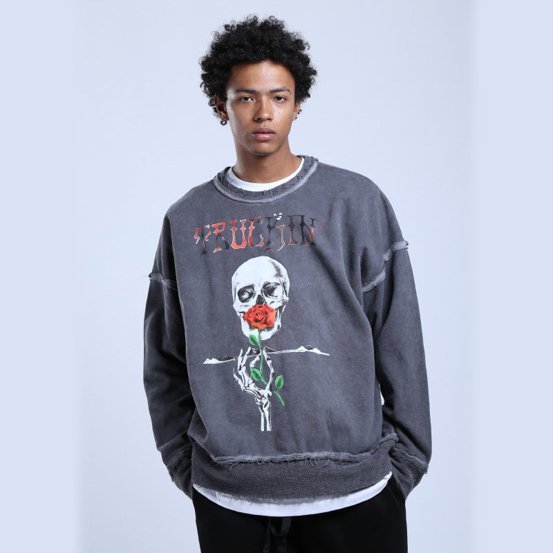 Cotton printed sweatshirt