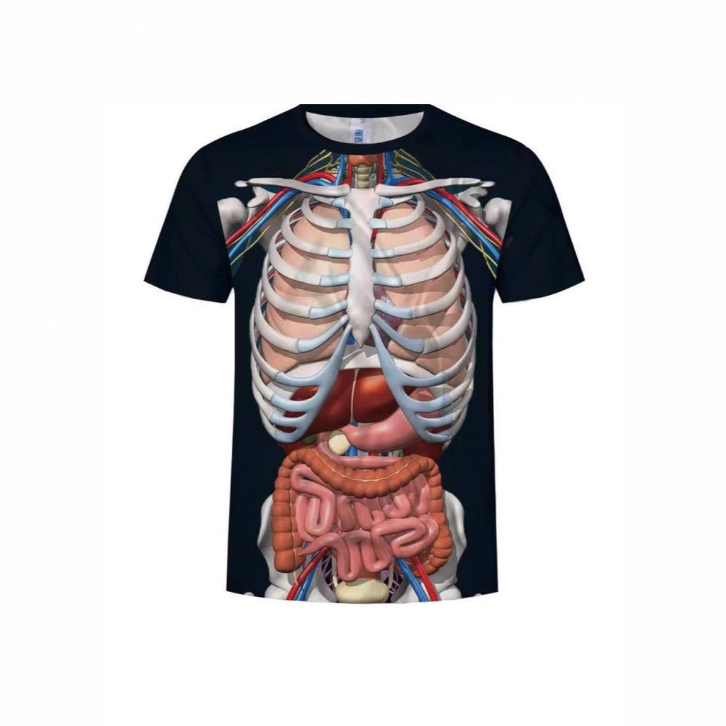 3d Digital Printing Short Sleeve Comfortable T-shirt For Men