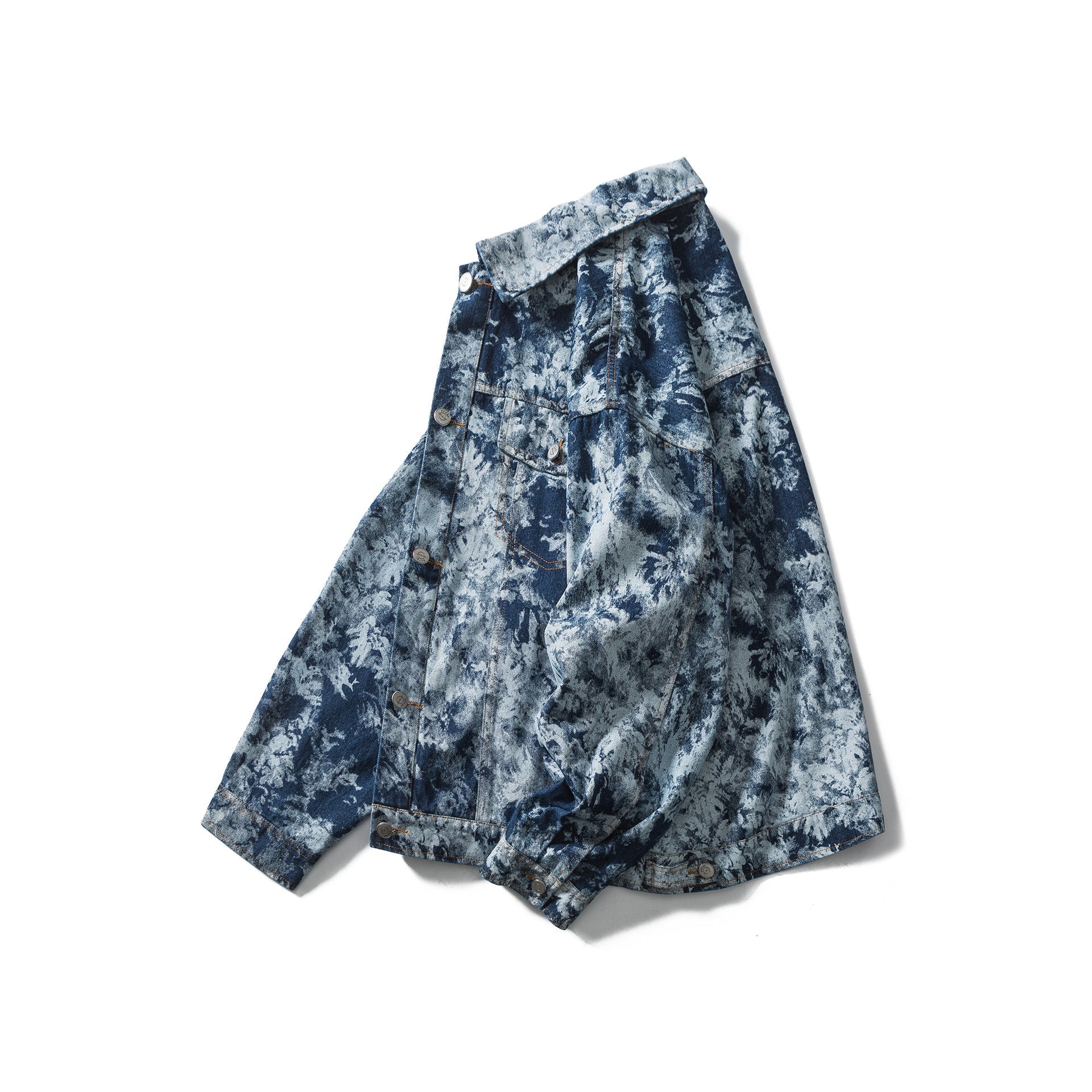 Hip Hop Street Gradient Tie Dye Premium Jacket