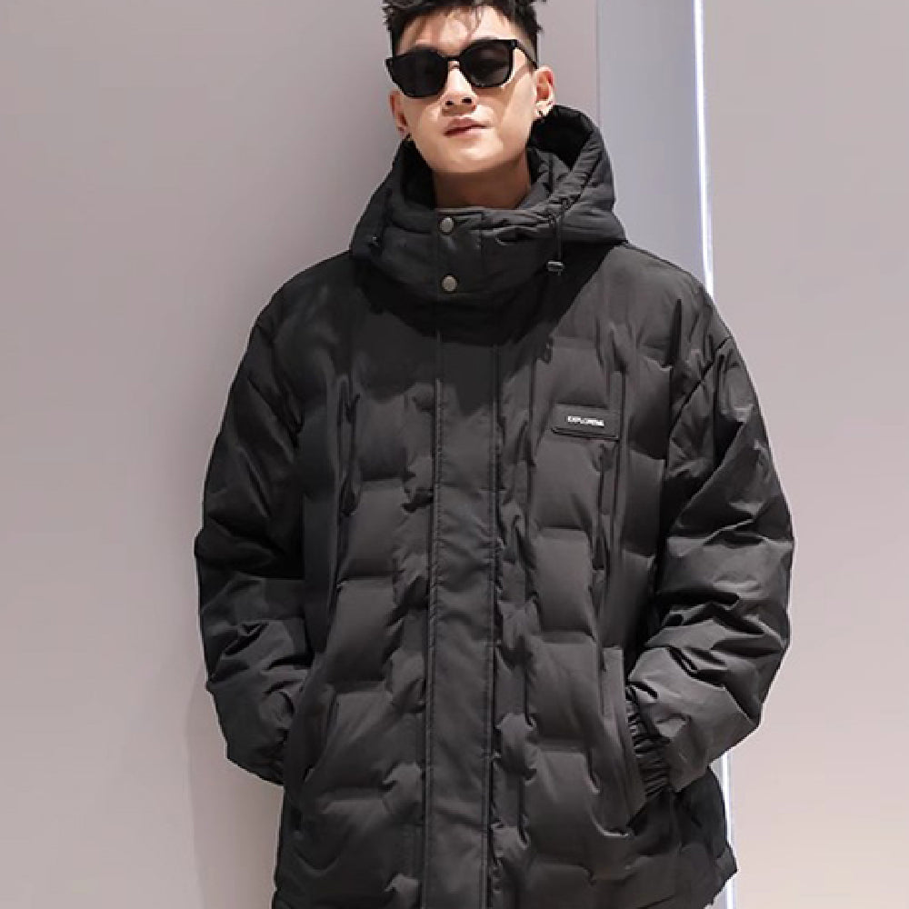 90 White Duck Down Men's Down Jacket Cold-resistant Warm