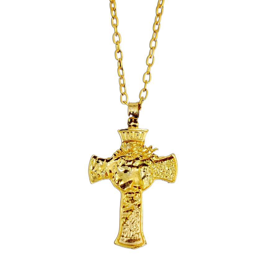 Thorns Jesus Cross Necklace For Men