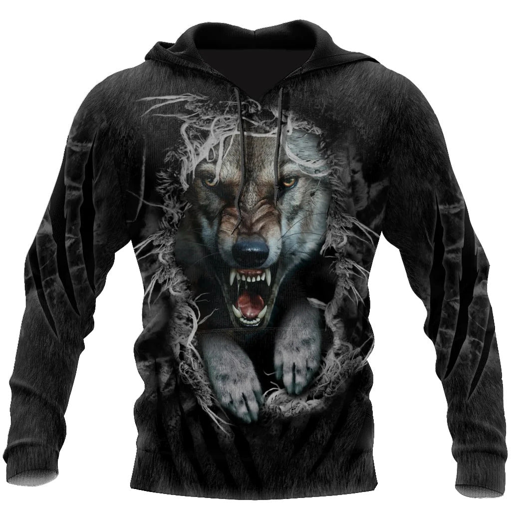 Digital Printing Leisure Fashion Hooded Sweatshirt