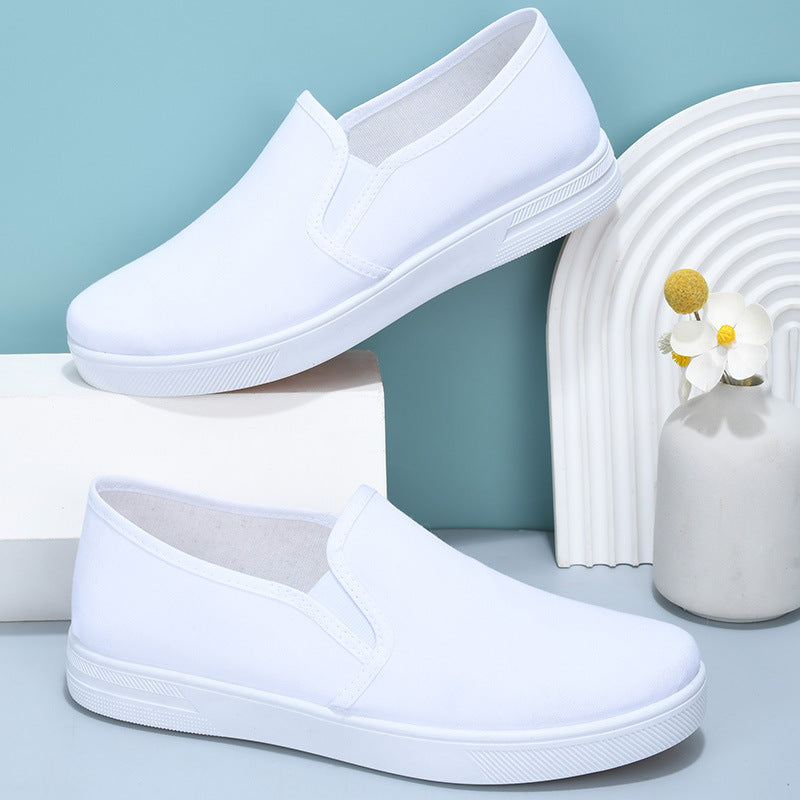 White Work Nurse Shoes Slip-on Non-slip Wear-resistant