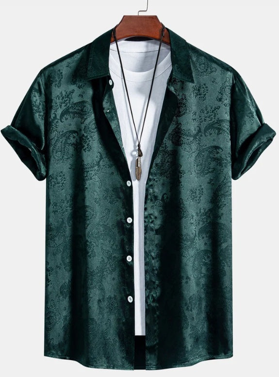 Printed Loose Men's Shirt