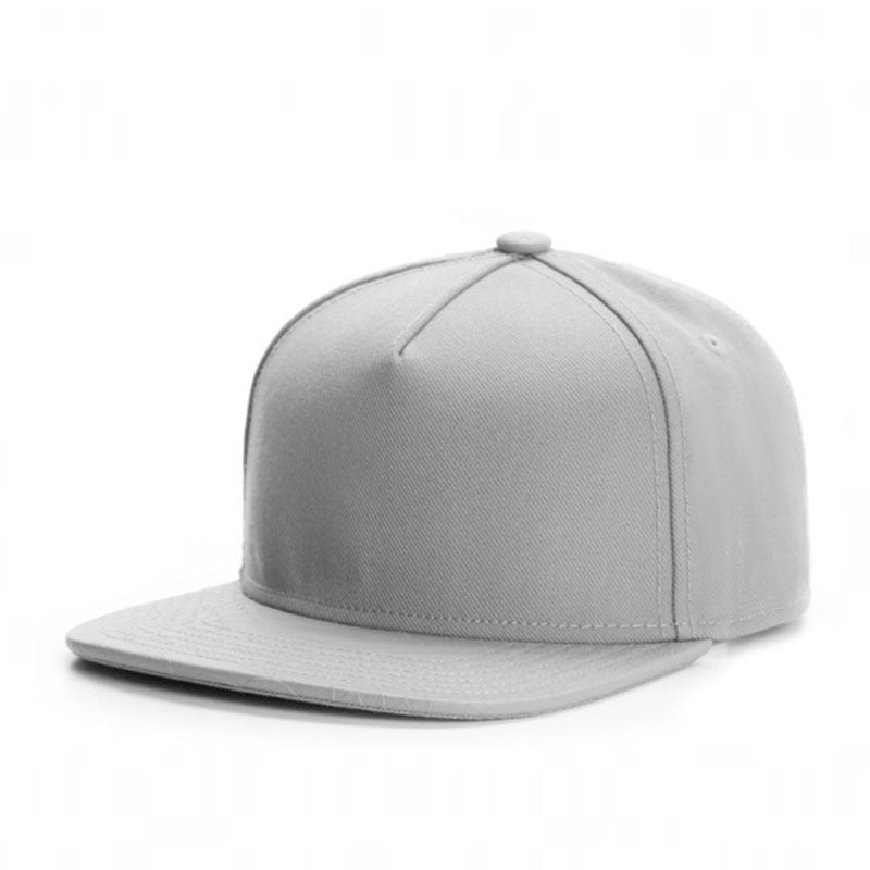 Pure Black Light Board Flat Brim Sunshade Baseball Cap