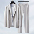 Gentleman Banquet Business Thin Casual Ice Silk Suit