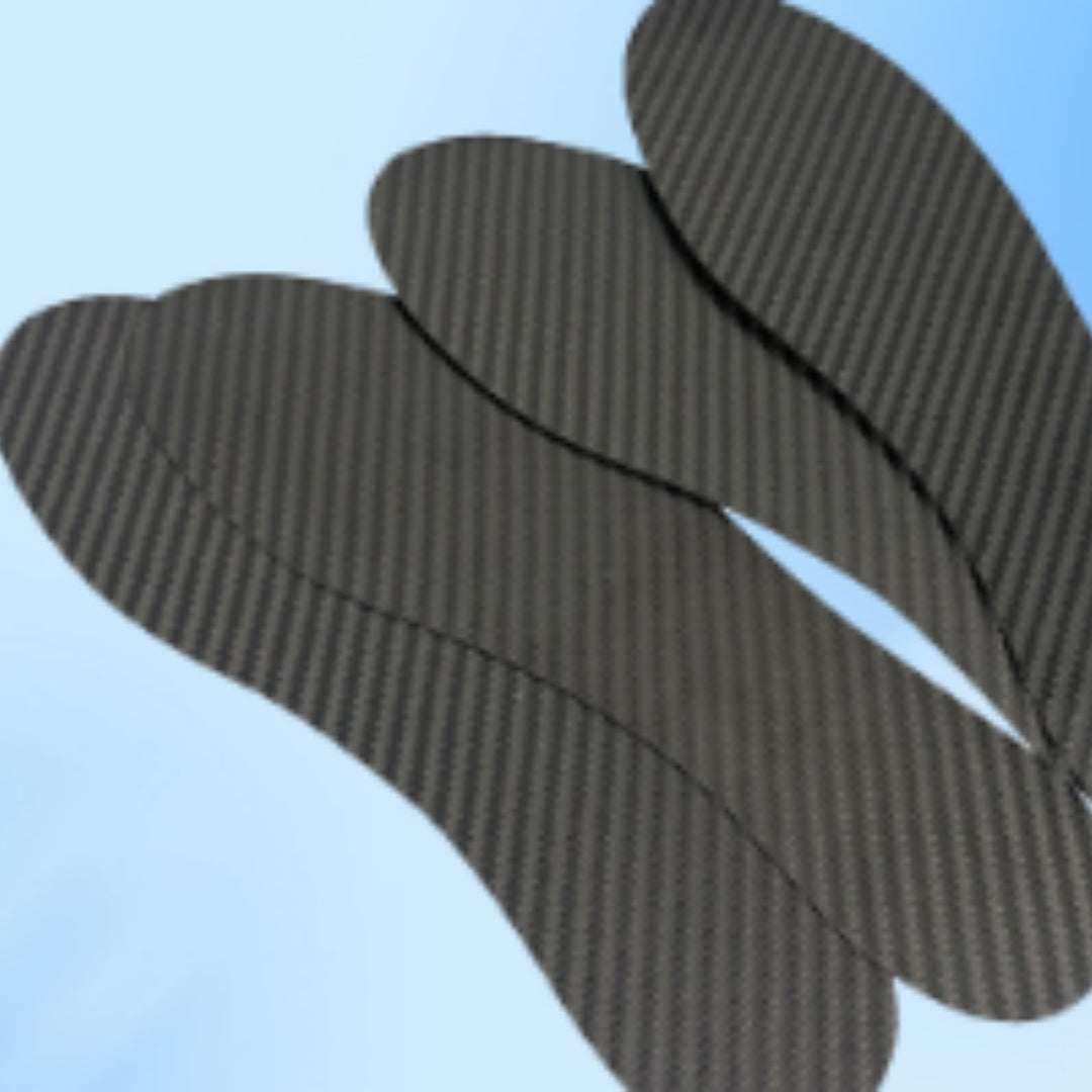 3K Full Palm Carbon Fiber Insole For Shock Absorption And High Elasticity Running