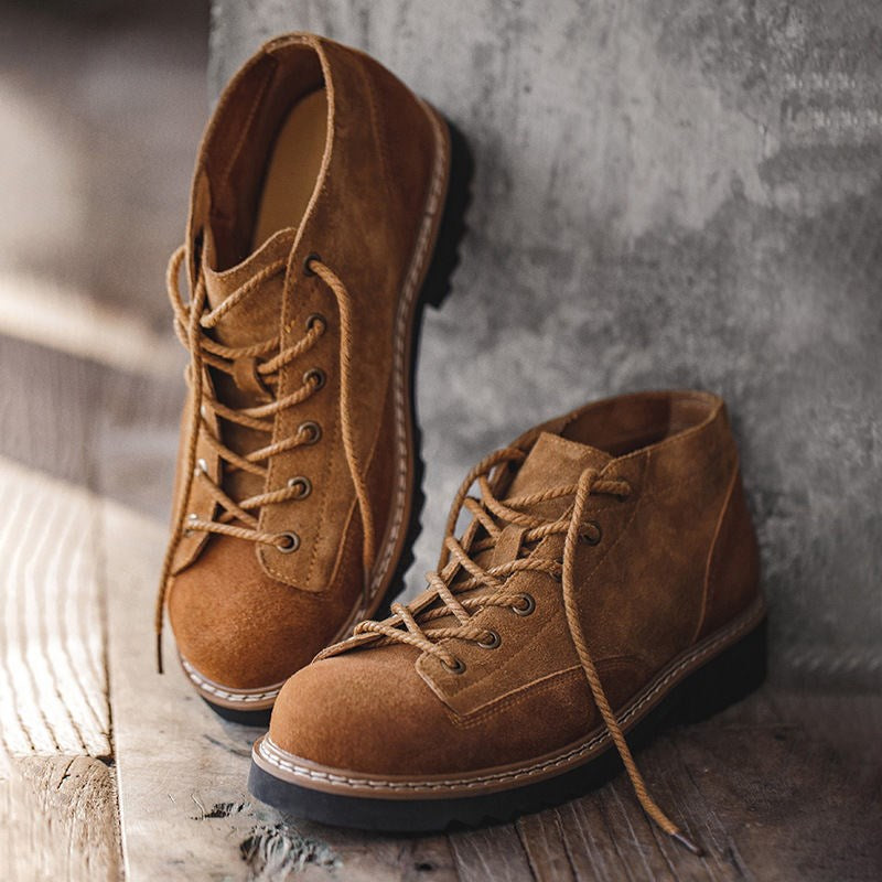 British Style Low-top Shoes All-match Casual Short Boots