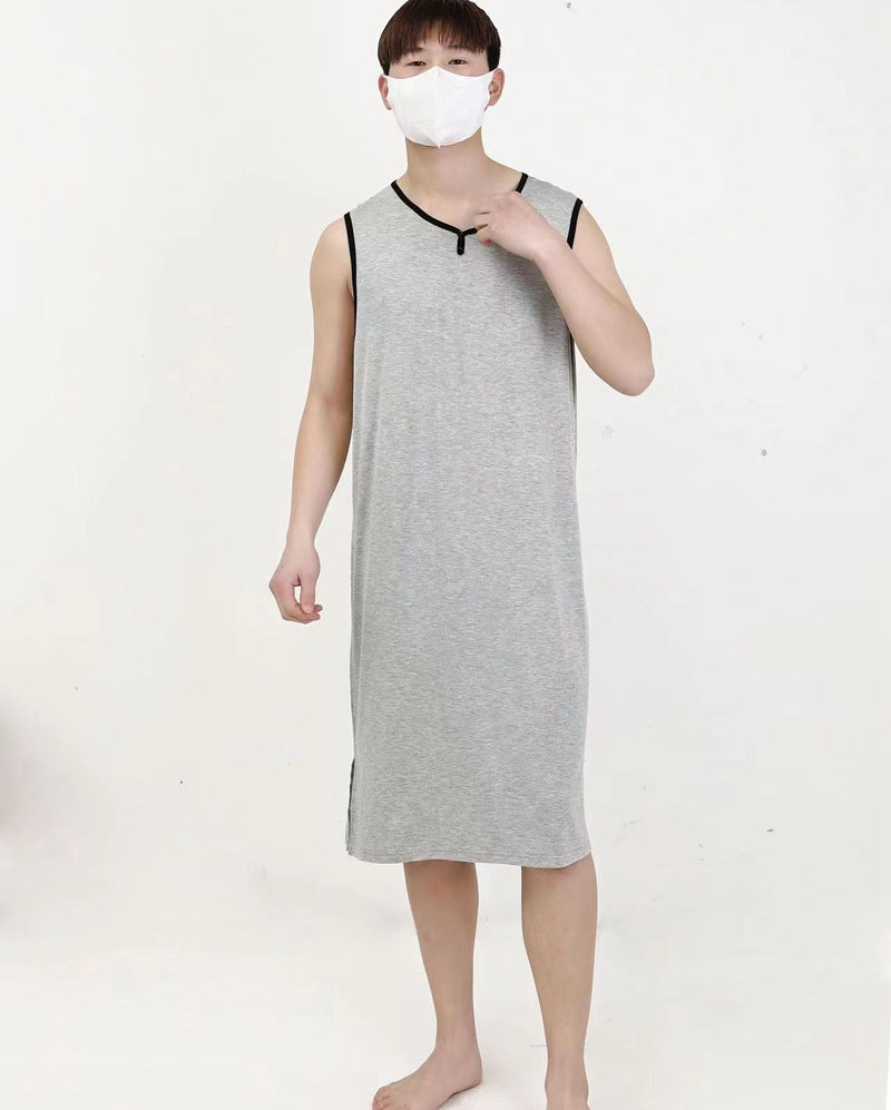 Summer Men's Thin Modal Nightdress
