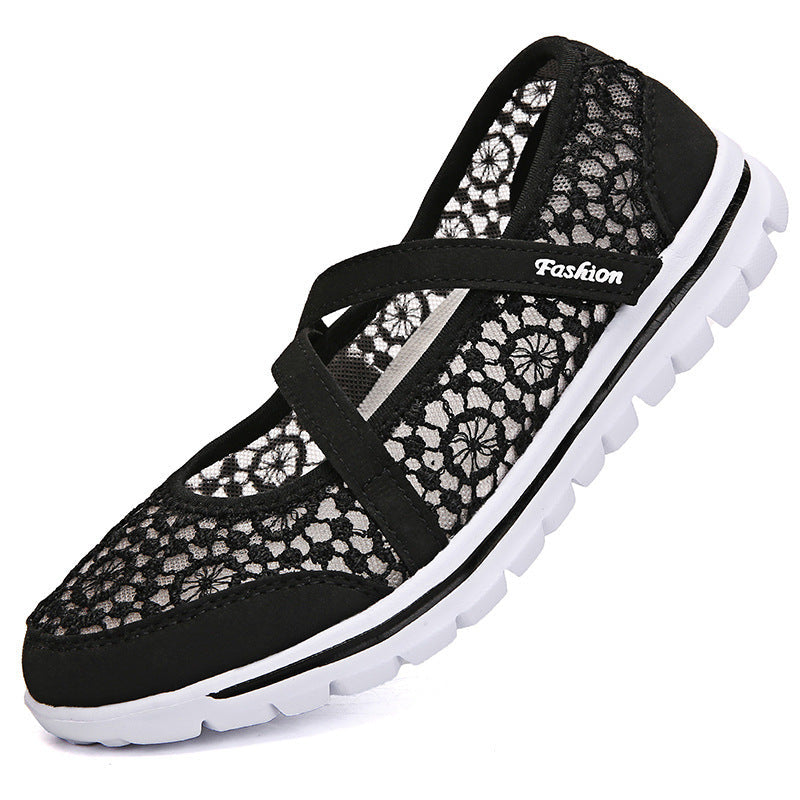 Women's Shoes Summer Lace Breathable Casual