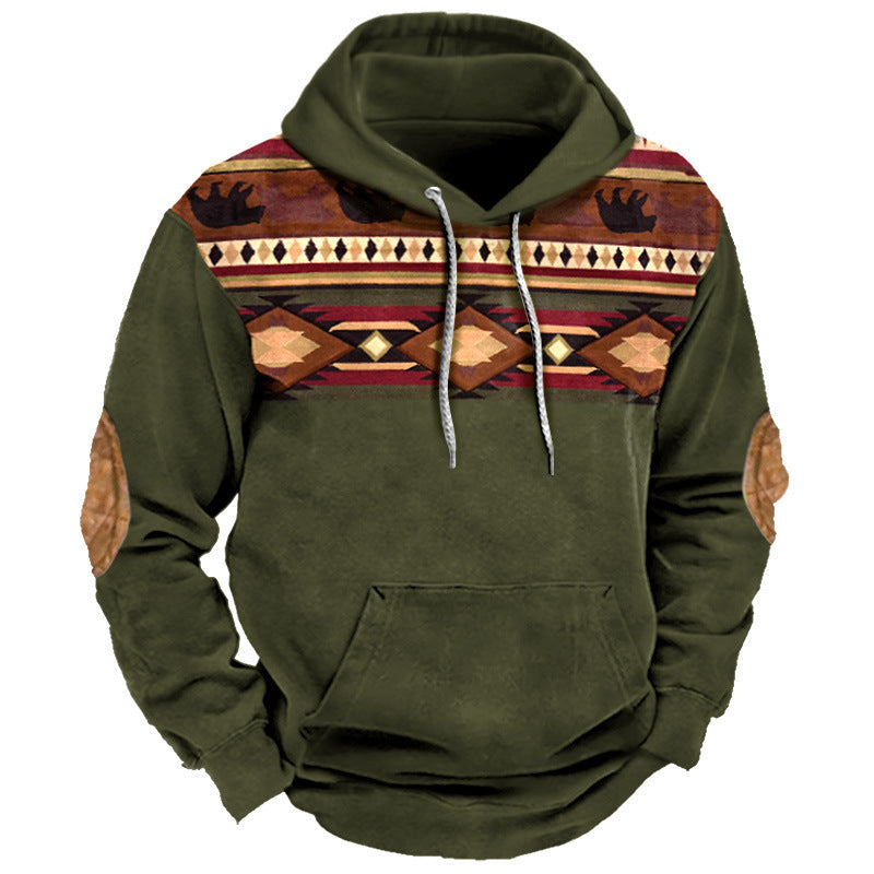 Digital Printing Men's Street Hoodie