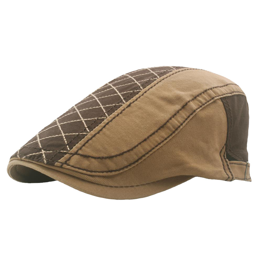 Adjustable Color Matching Men's Newsboy Beret