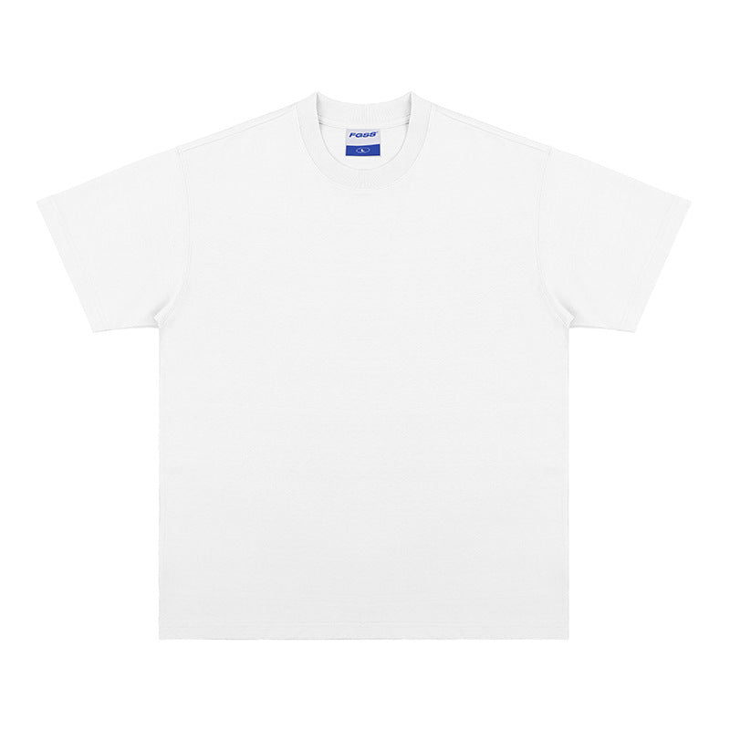 Oversize Loose Cotton Solid Color T-shirt For Men And Women