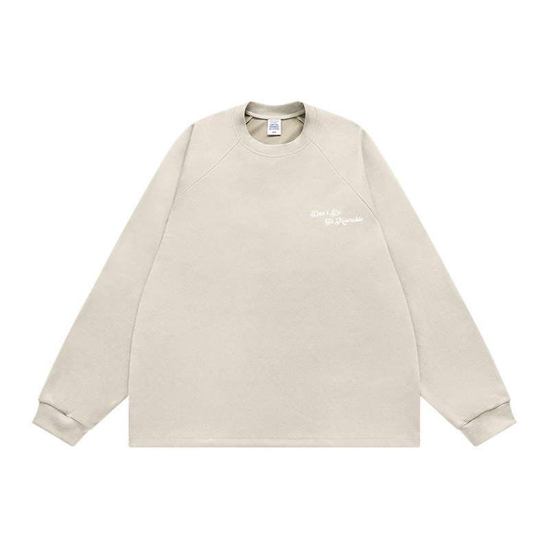 Dopamine Suede Steel Printed Embossed Sweater