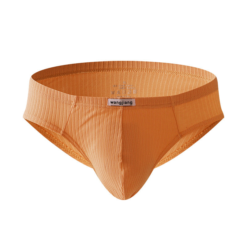 Men's Low Waist Pure Cotton Briefs