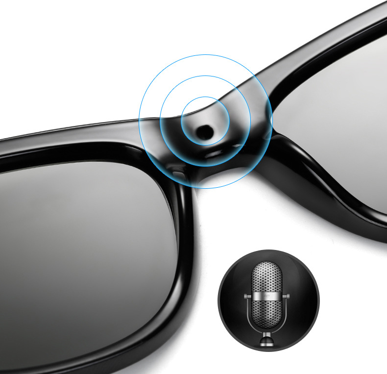 Bone Conduction Bluetooth Headset Glasses Smart Touch Outdoor Riding Sunglasses