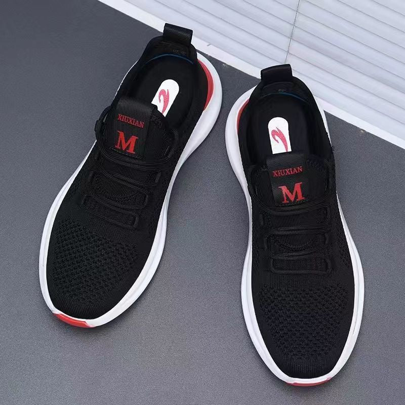 Casual Mesh Sports Men's Shoes Breathable Soft Bottom Wild Deodorant Light