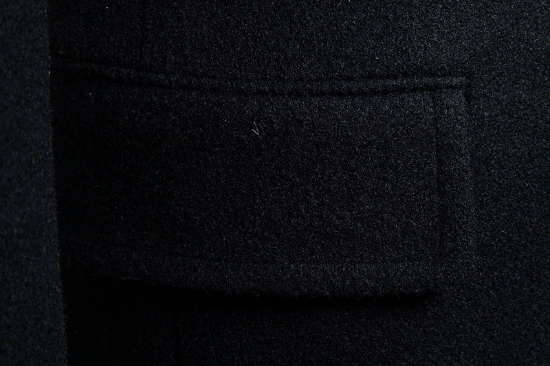 Men's Medium Length Woolen Coat