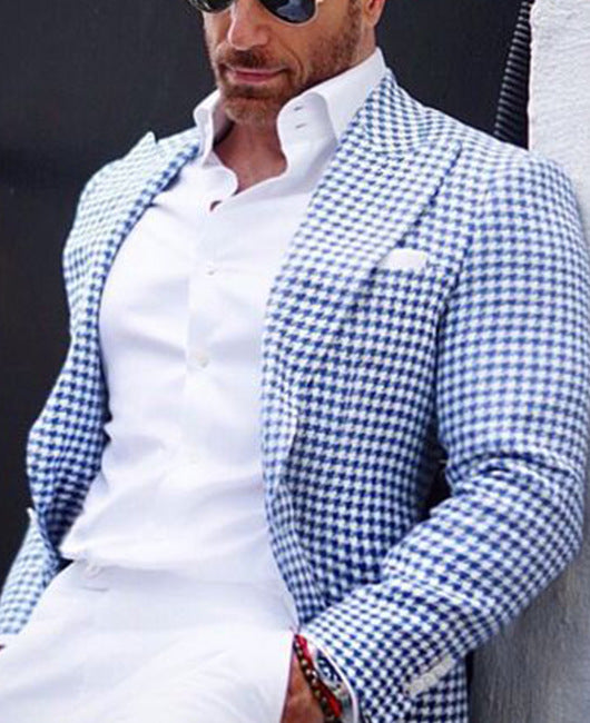 Men's Two-button Large Pocket Suit Jacket