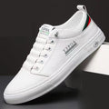 Breathable Soft Bottom White Shoes Casual All-matching Lace-up Men's Sneakers
