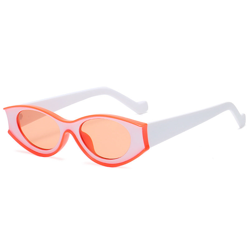 Women's Mirror Concave Shape Personalized Sunglasses