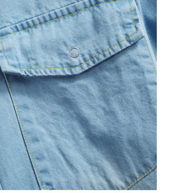 Men's Summer Denim Shirt Jacket