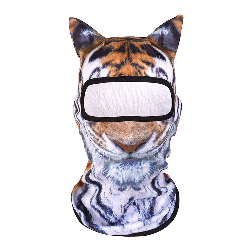 Summer Sun Protection Outdoor Mask 3D Animal Pattern
