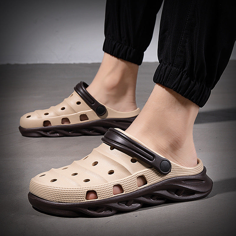 Summer Baotou Dual-purpose Sandals And Slippers Room Outdoor Wear Beach Shoes