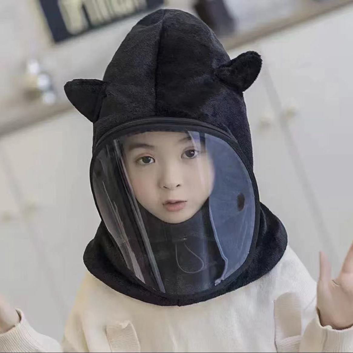 Children's Electric Car Thermal Headgear Windproof Neck Protection Scarf