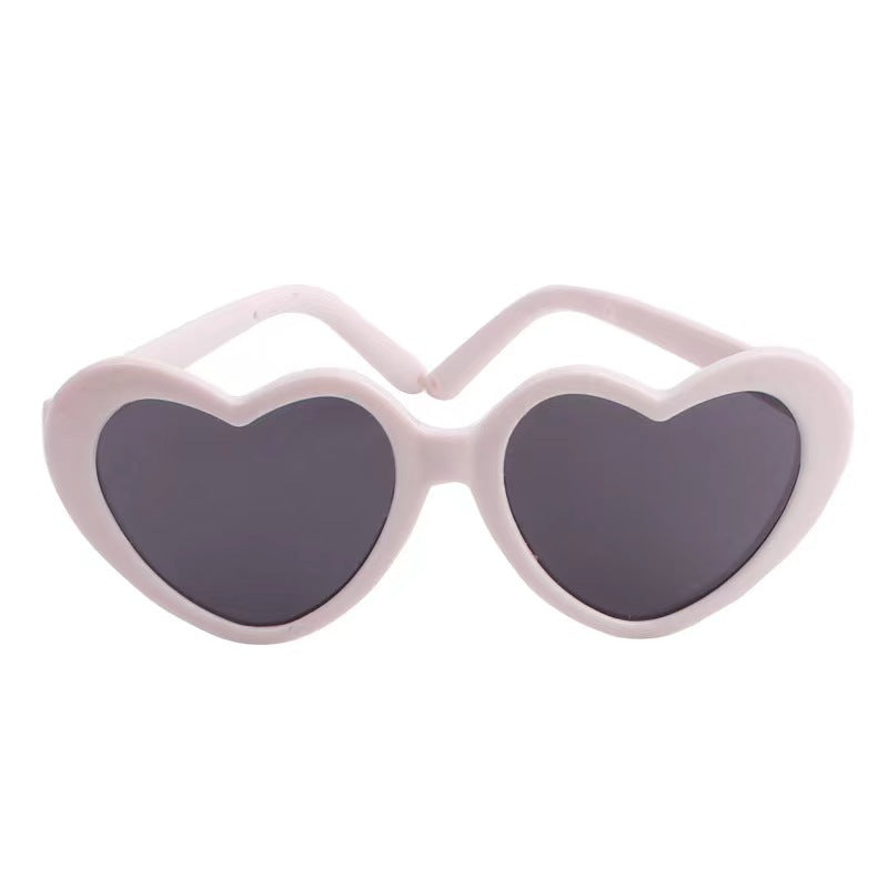 Dog Cat Pet Heart-shaped Sunglasses