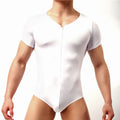 Men's Stretch Tight Exercise Fitness Breathable Body Shaping Vest One-piece Suit