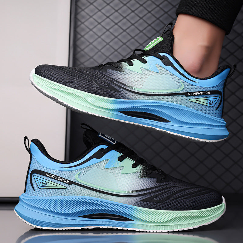 Summer New Fly Woven Mesh Breathable Lightweight And Thin Type Casual Men's Shoes