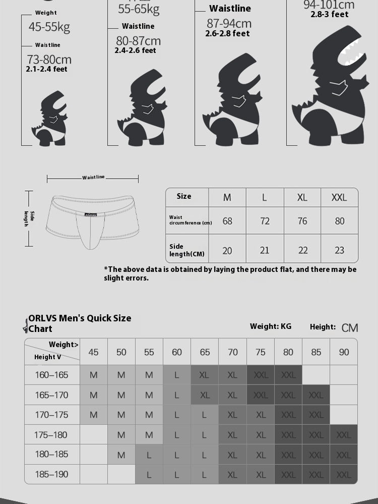 Soft And Comfortable Narrow Modal Boxer Briefs