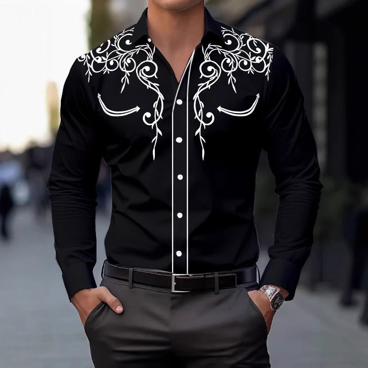 Men's Long Sleeve Shirt Casual Light Thin Fashion