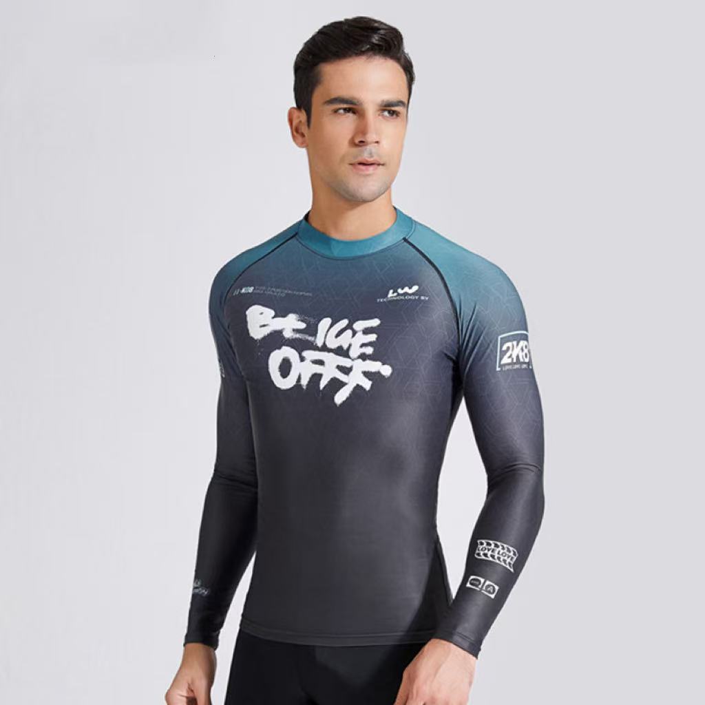 Swimming Suit Quick-drying Men's Long Sleeve