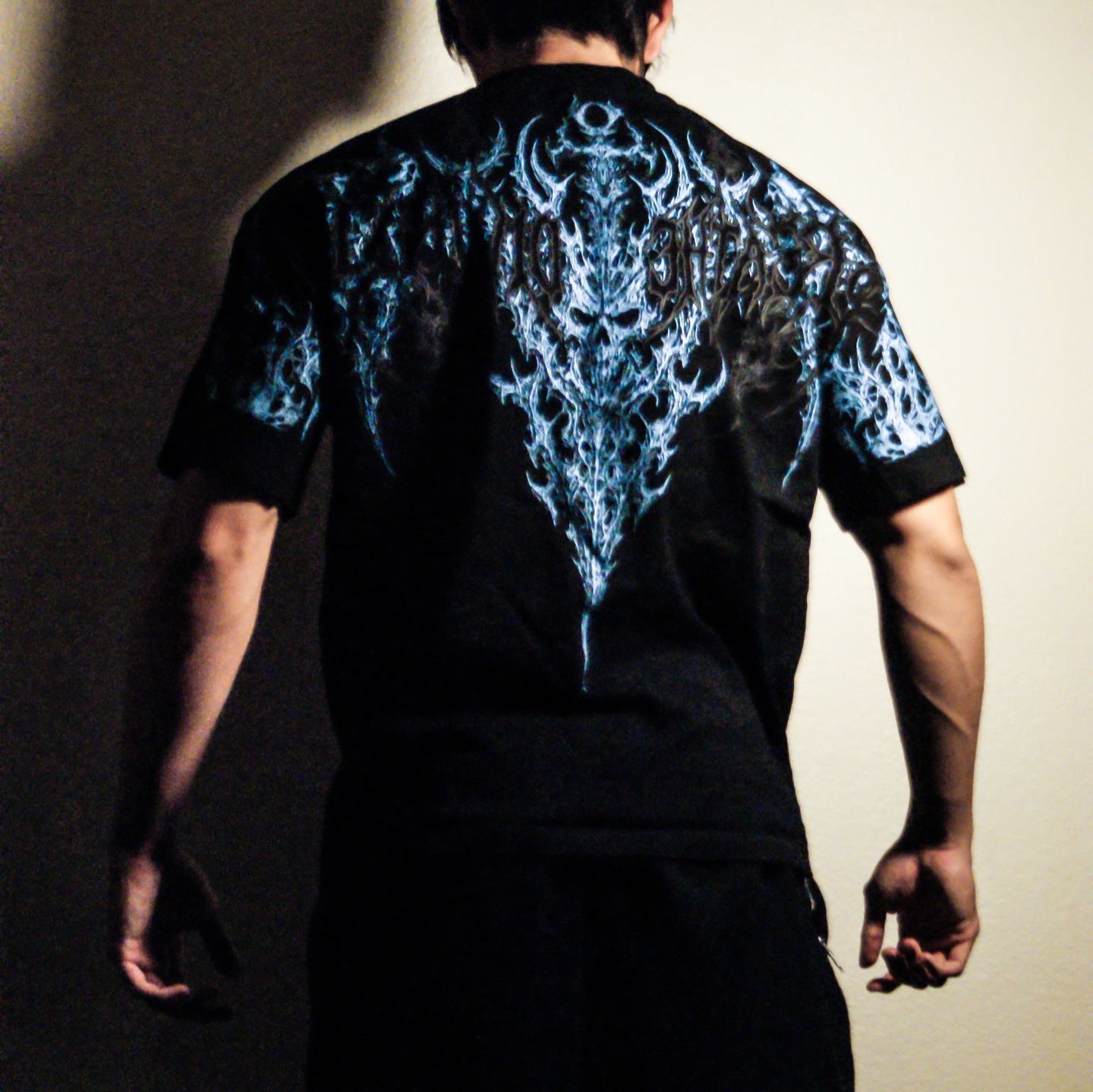 American Printed Sports Fitness Cotton Short Sleeve