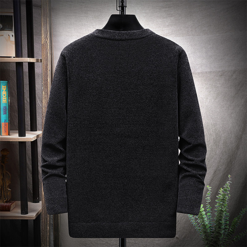Autumn And Winter Japanese Solid Color Knitted Sweater