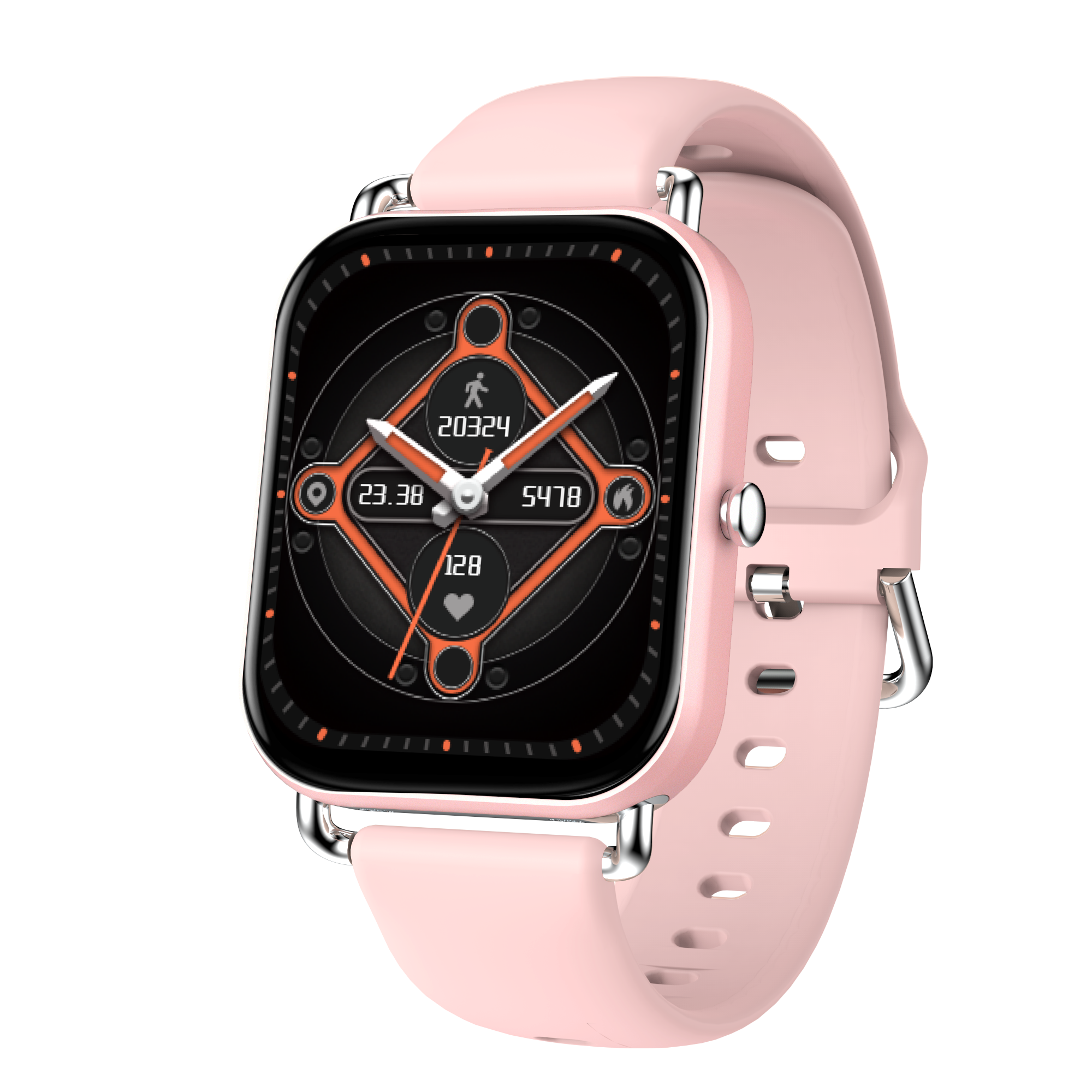 Body Temperature Measurement, Collision Color Sports Mode, Stylish Micro-engraved Smart Watch