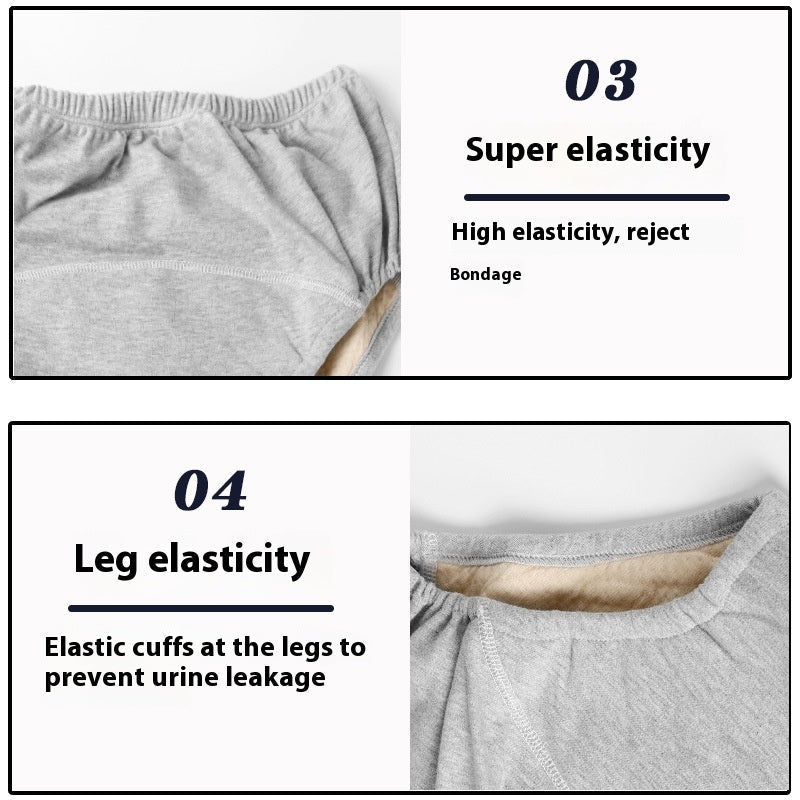 Adult Urine-proof Underwear Men's And Women's Pure Cotton Breathable Keep Dry