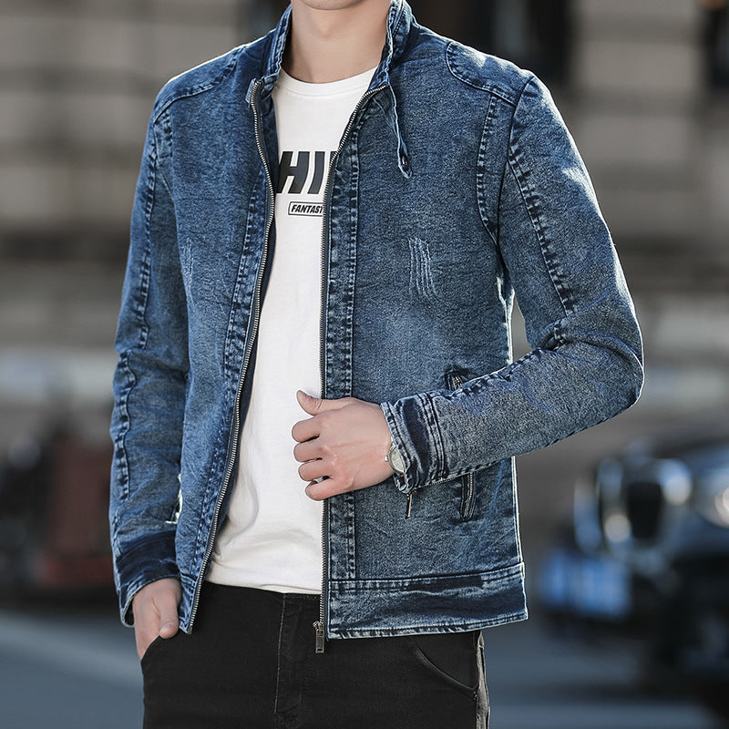 New Spring And Autumn Casual Fashion Men's Denim Jacket