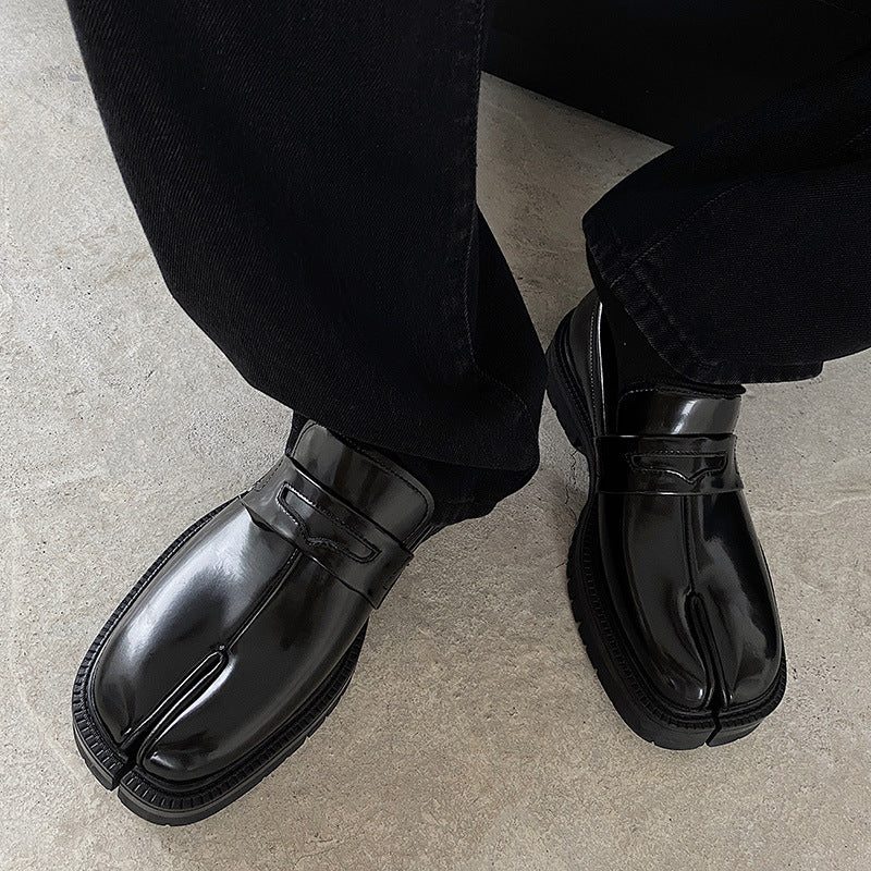 Niche High-end Fashion All-matching Platform Casual Leather Shoes