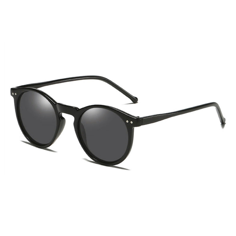 Retro Oval Frame UV Protection Sunglasses